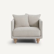 Fauteuil katoen/linnen, Lazare