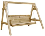vidaXL Schommelbank 205x150x157 cm geïmpregneerd grenenhout