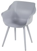 Hartman Sophie Studio dining armstoel - Misty Grey - Alu poot