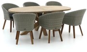 Intenso Tropea/ROUGH-Y Ellips 200cm dining tuinset 7-delig