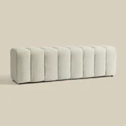 Bankje 160 Cm Naturel Stof