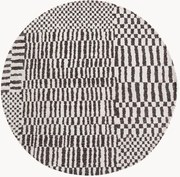 Rond in- & outdoor vloerkleed Berber, wasbaar