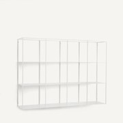 Wandboekenkast in staal, hoogte 100,6 cm, PARALLEL