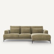 Rechtse hoekbank in linnenfluweel, Marsile