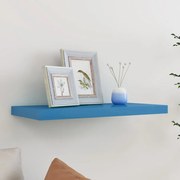 vidaXL Wandschap zwevend 60x23,5x3,8 cm MDF blauw