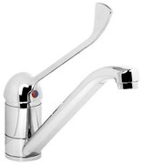 Plieger Smart keukenkraan met lange hendel chroom 5105+LONG HANDLE