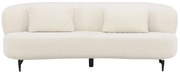 Jörn Luis Sofa - 2,5-Zitsbank - Wit Boucle / Teddy Stof - Jorn