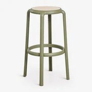 Omara 4-delige Set Hoge Tuinkrukken Groen – Intens Olijf & ↑75 Cm - Sklum