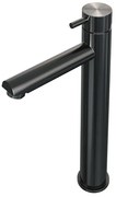Brauer Gunmetal Edition Wastafelmengkraan opbouw - hoog - model b - PVD - geborsteld gunmetal 5-GM-002-HD5