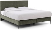 Goossens Boxspring Ease One Incl. Matras, Vlak 140 x 200 cm (=2x 70 x 200 cm) met hoofdbord + 2x matras shapes 1