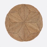 Opvouwbaar rond herbarium-vloerkleed, Dimao