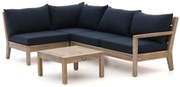Hoek loungeset ROUGH | 4 personen | Loungeset Old Teak Greywash | Hoekbank Teakhout | 230x150cm | Kees Smit Tuinmeubelen