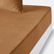 Hoeslaken in gewassen linnen, omslag 35 cm, Linot