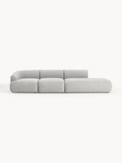 Modulaire XL chaise longue Sofia van bouclé stof