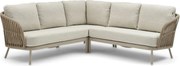 Hoek loungeset 5 personen Rope Taupe  Coco Elara