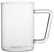 Glas met oor, hittebestendig, 500 ml