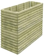 vidaXL Plantenbak verhoogd 150x56x96 cm 19 mm geïmpregneerd grenenhout