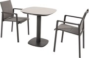 Manolo Cortina bistro dining tuinset 3 delig keramiek antraciet Taste 4SO