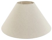 Stoffen Lampenkap 50/17,5/25 beige cilinder / rond rond