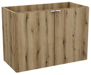 Comad Nova Oak onderkast met 2 deuren 80x40x60cm eiken