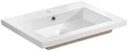 Comad Spirit keramische wastafel 61x46cm wit glans