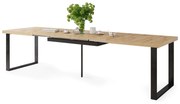 AVELLA Artisan Eik - LOFT TAFEL VOOR WOONKAMER/EETKAMER UITKLAPBAAR TOT 3,1 m!