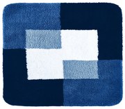 RIDDER Badkamermat Coins 55x50 cm blauw 7103803