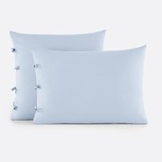 Effen kussensloop te strikken in katoen , Scenario