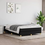 vidaXL Boxspringframe stof zwart 140x190 cm