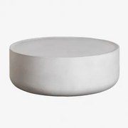 Ronde Salontafel Ø80 Cm In Cement Darwys Zand Grijs - Sklum