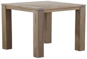 Dining Tuintafel vierkant 100 x 100 cm Old teak greywash Brighton