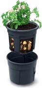 Prosperplast Potato Grower Aardappelkweekbak - Antraciet - 28 Liter - 39 x 39 cm