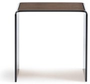 Nachtkastje in gehard glas, Joan