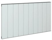 Eastbrook Vesima horizontale aluminium verwarming 60x100,3cm Mat wit 1320 watt