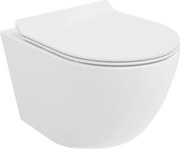 Mexen Lena wc-pot Rimless met softclose slank zitje, duroplast, witte glans - 30224000