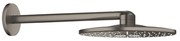 GROHE Rainshower SmartActive 310 Hoofddouche - 31cm - 2 straalsoorten - wandarm 43cm - geborsteld hard graphite 26475al0