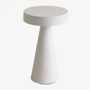 Draadloze Led Tafellamp Voor Buiten Catinca Wit - Sklum