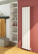 Eastbrook Peretti verticale aluminium radiator 180x37,5cm Mat wit 1264 watt