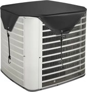 VEVOR Buitenaircohoes, 810x810 mm, Aircohoes, Universele pasvorm, Regenbestendig, Beschermhoes voor buiten, All Seasons, Zwart