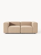 Modulaire bank Lena (2-zits) van bouclé