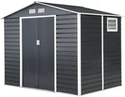 Metalen gereedschapshuisje Malmo 2,8 x 1,9 m Store Boss antraciet
