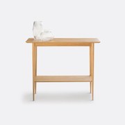 Wandtafel met dubbel tafelblad in essenhout, Lussan