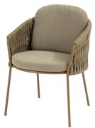 4 Seasons Outdoor Molina tuinstoel amber Tuinstoel   beige weerbestendig