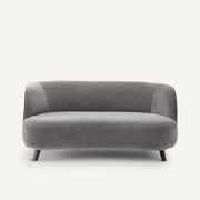 XS 3-zitsbank in stonewashed fluweel, Rosebury, design E. Gallina