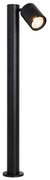 Staande buitenlamp zwart 80 cm AR70 verstelbaar IP44 - Solo Design, Modern GU10 IP44 Buitenverlichting