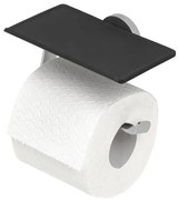Tiger Noon Toiletrolhouder - zonder klep - met planchet - chroom 1321730346
