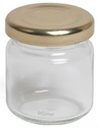 Inmaakpot glad met deksel, mini, 50 ml