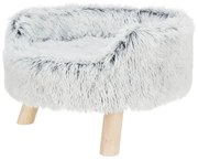 TRIXIE Kattenbed Harvey 46x28 cm rond wit-zwart