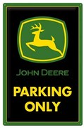 Metalen bord John Deere - Parking Only