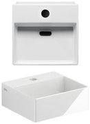 Clou Flush fontein 28x27cm inclusief plug met kraangat keramiek glanzend wit CL/03.03410.01